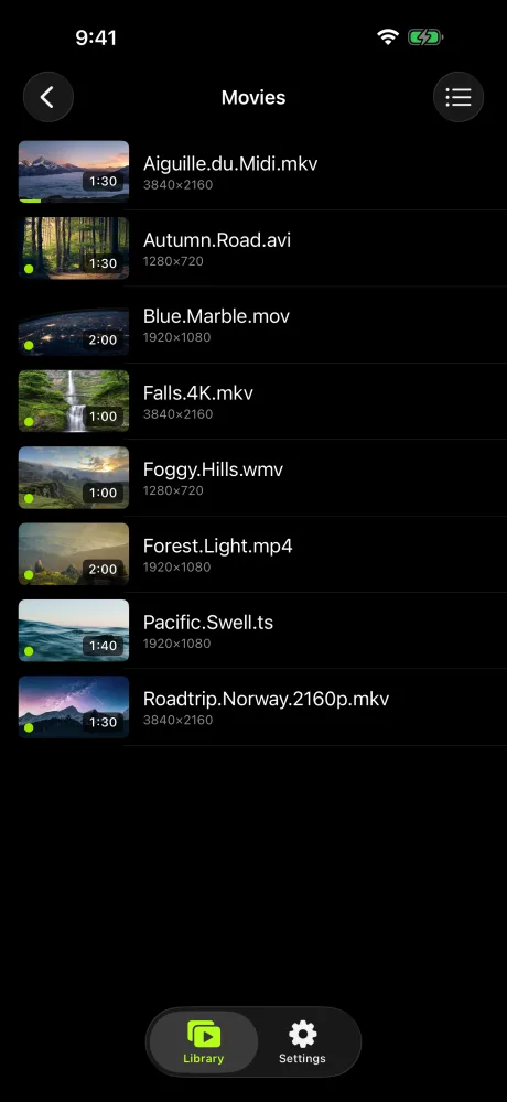 Browse: folders are the library